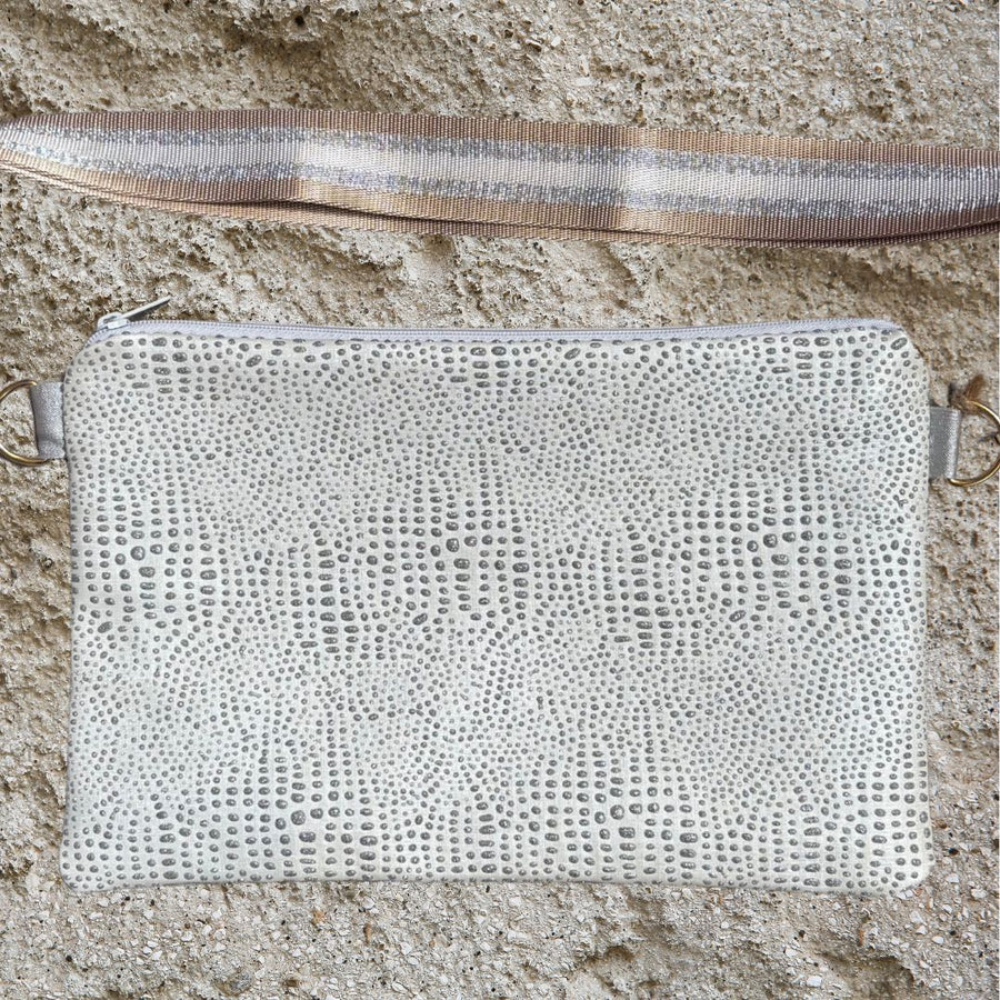 Handmade bag, White Snake.