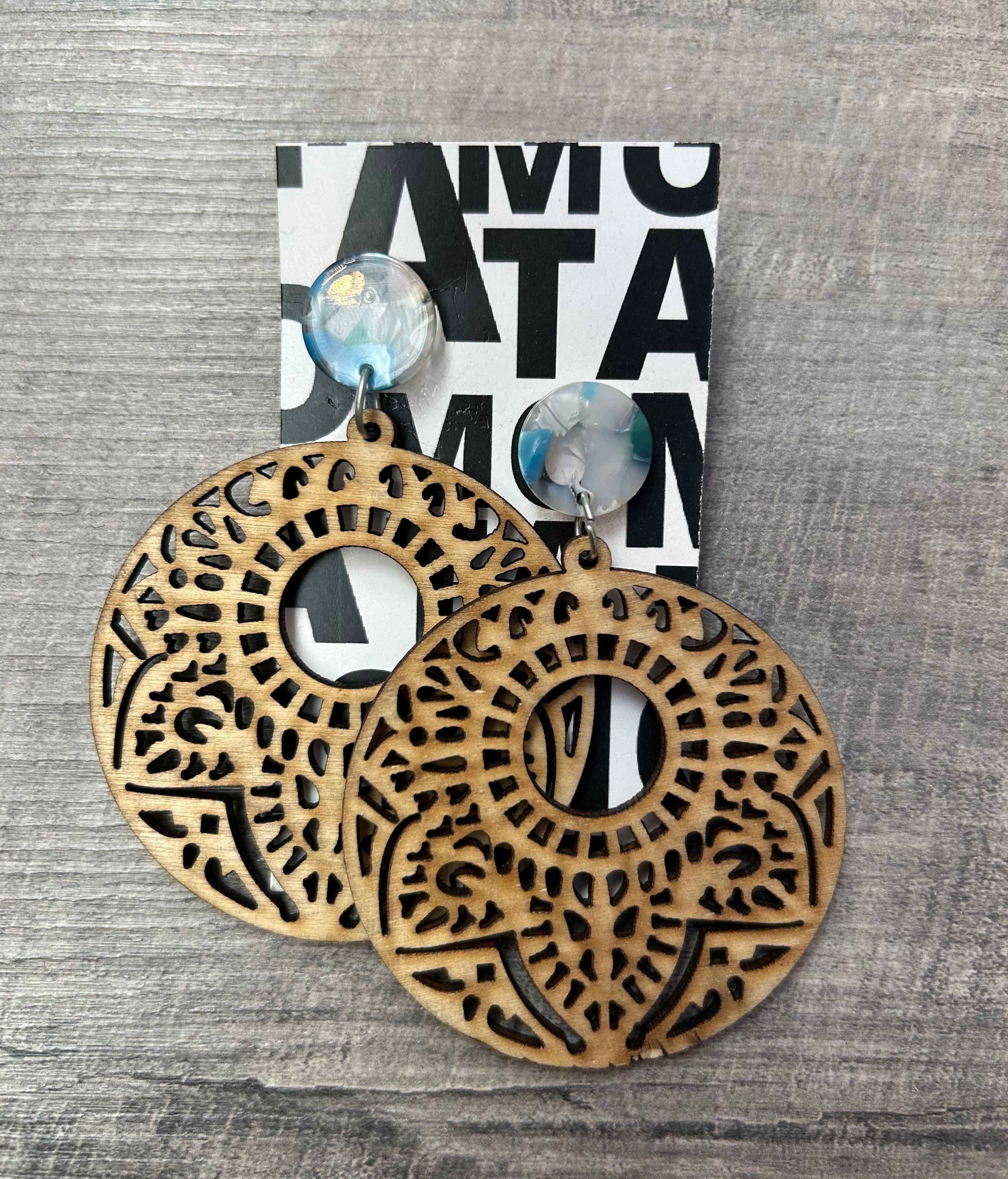 Wood Earrings