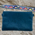 Handmade Fanny bag, Teal.