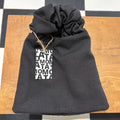 Scrunchie bag, Color Black.