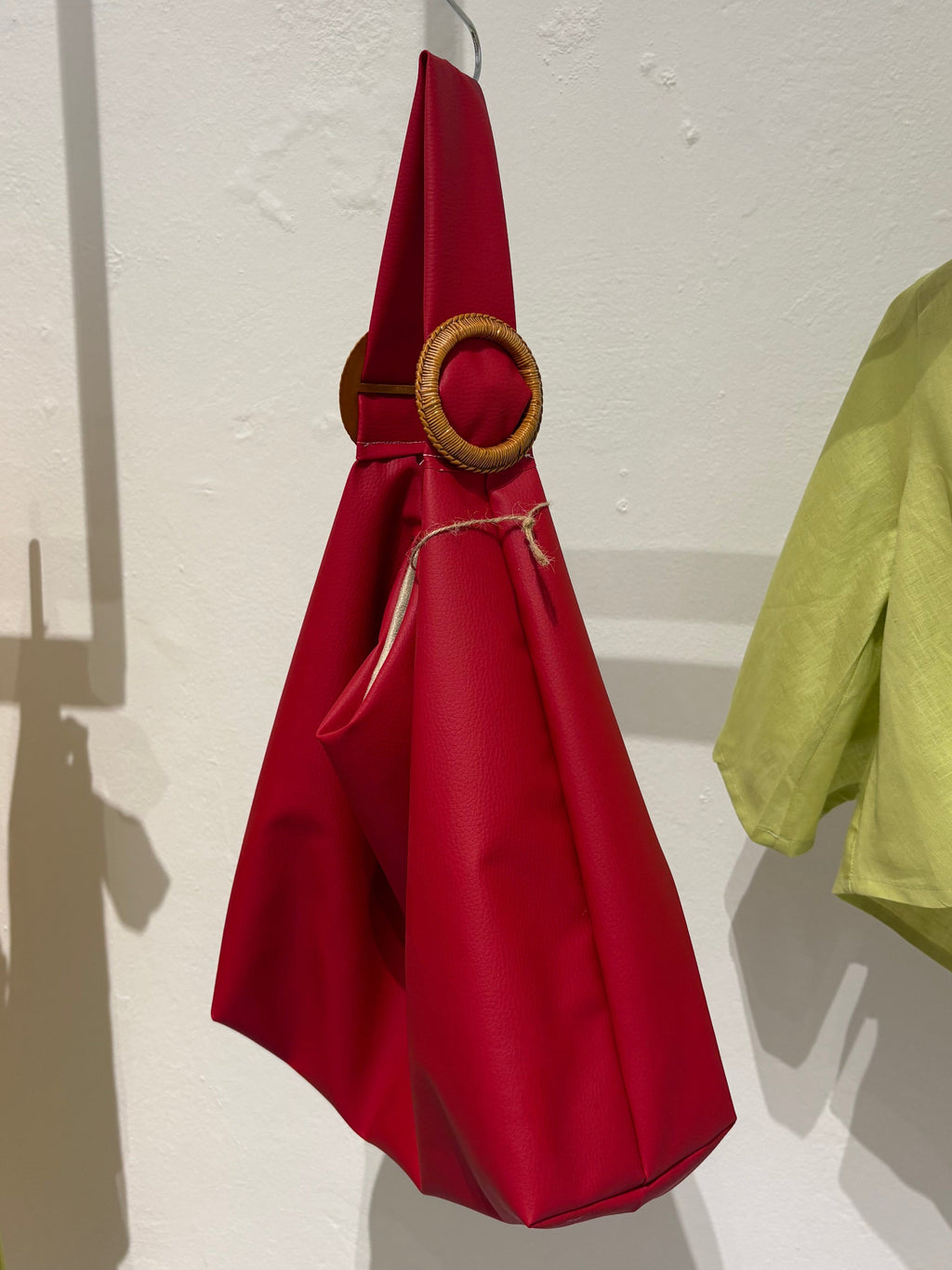 Handmade Tote bag, Red.