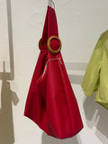 Handmade Tote bag, Red.