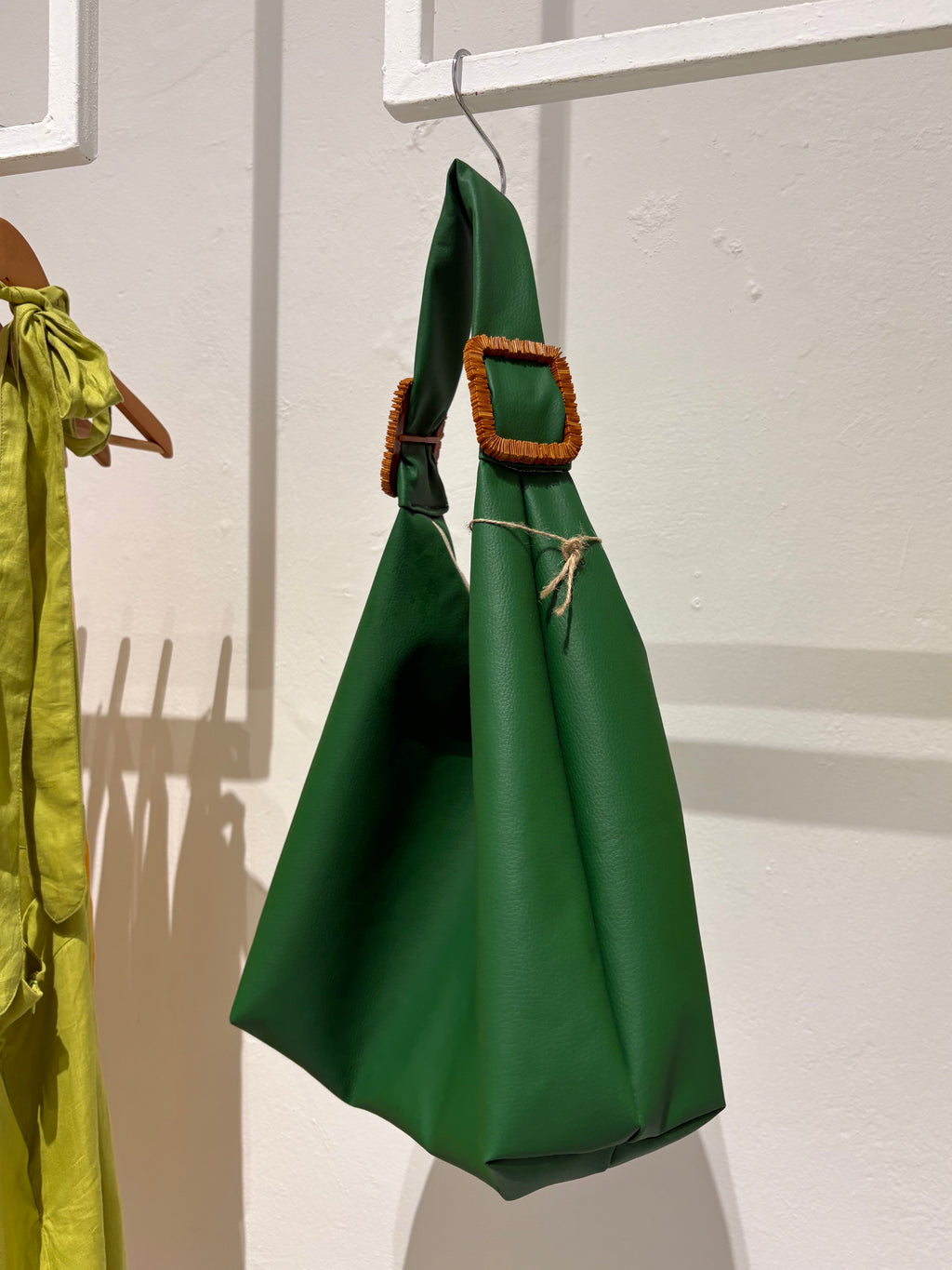 Handmade Tote bag, Forest Green.