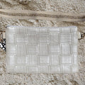 Handmade bag, Rectangular White.