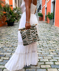 Bamboo Handbag, Retro.