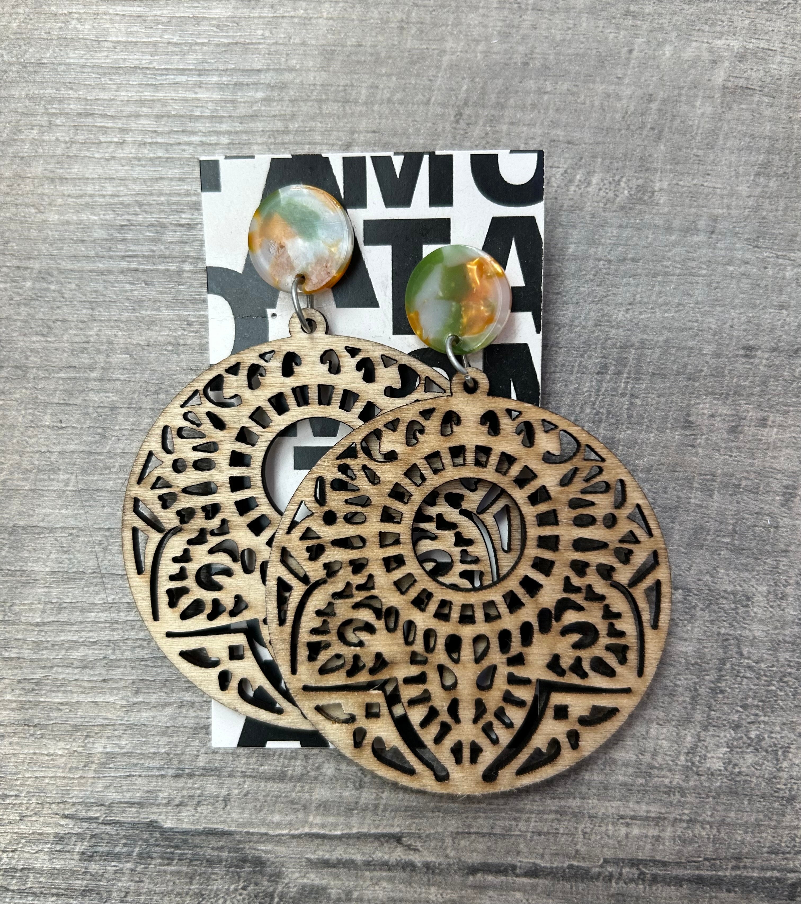 Wood Earrings