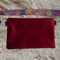 Handmade Fanny bag, Red.