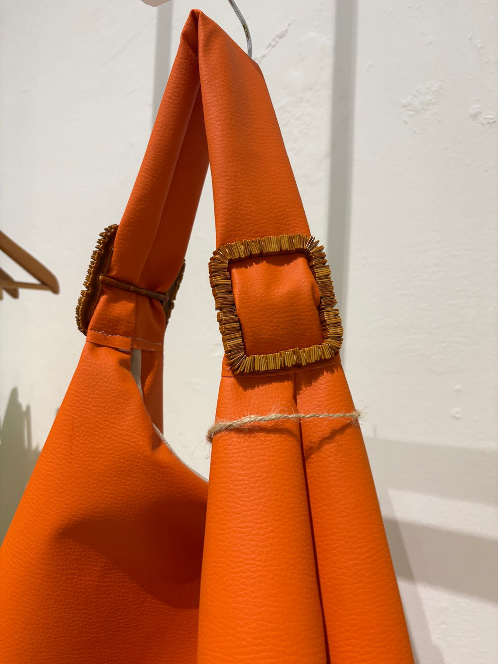 Handmade Tote bag, Orange.