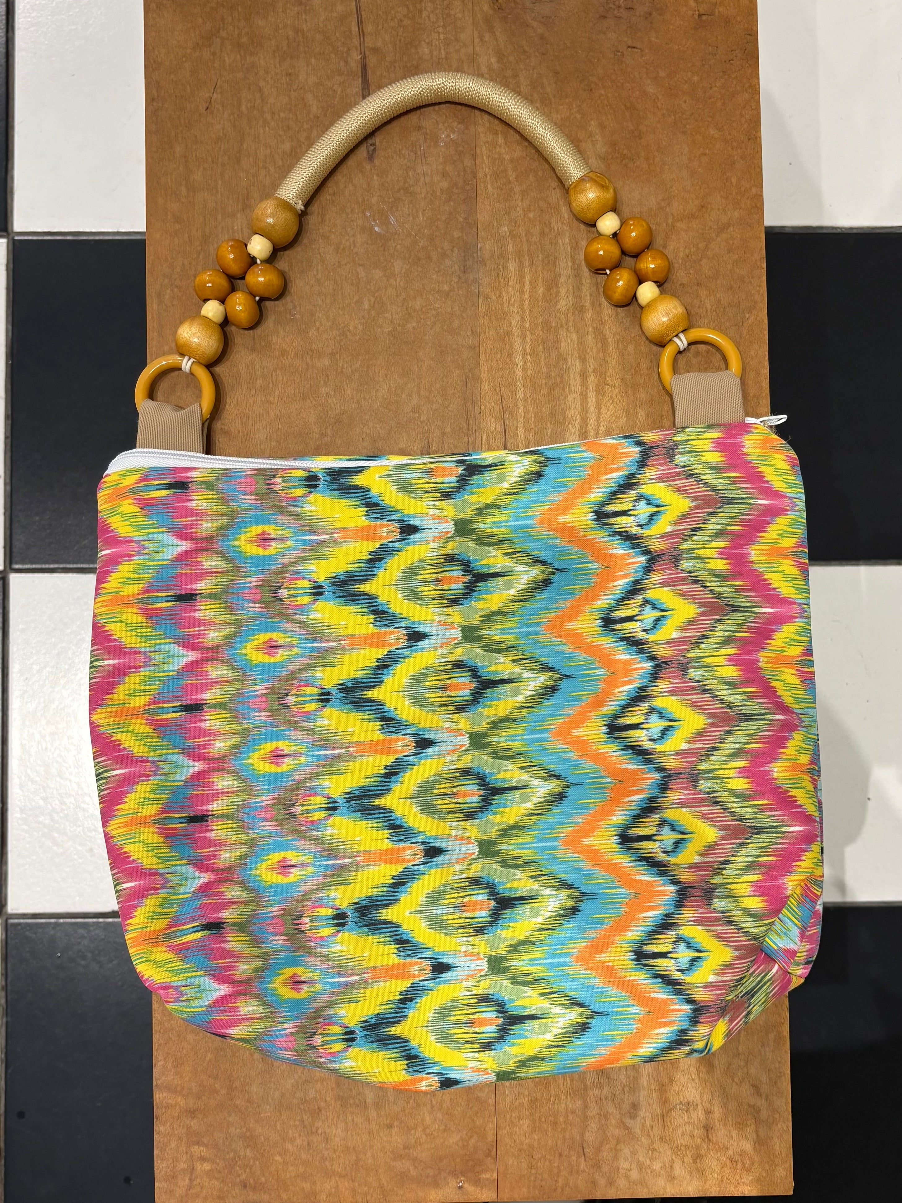 Handmade bag, Rumba Rosa.