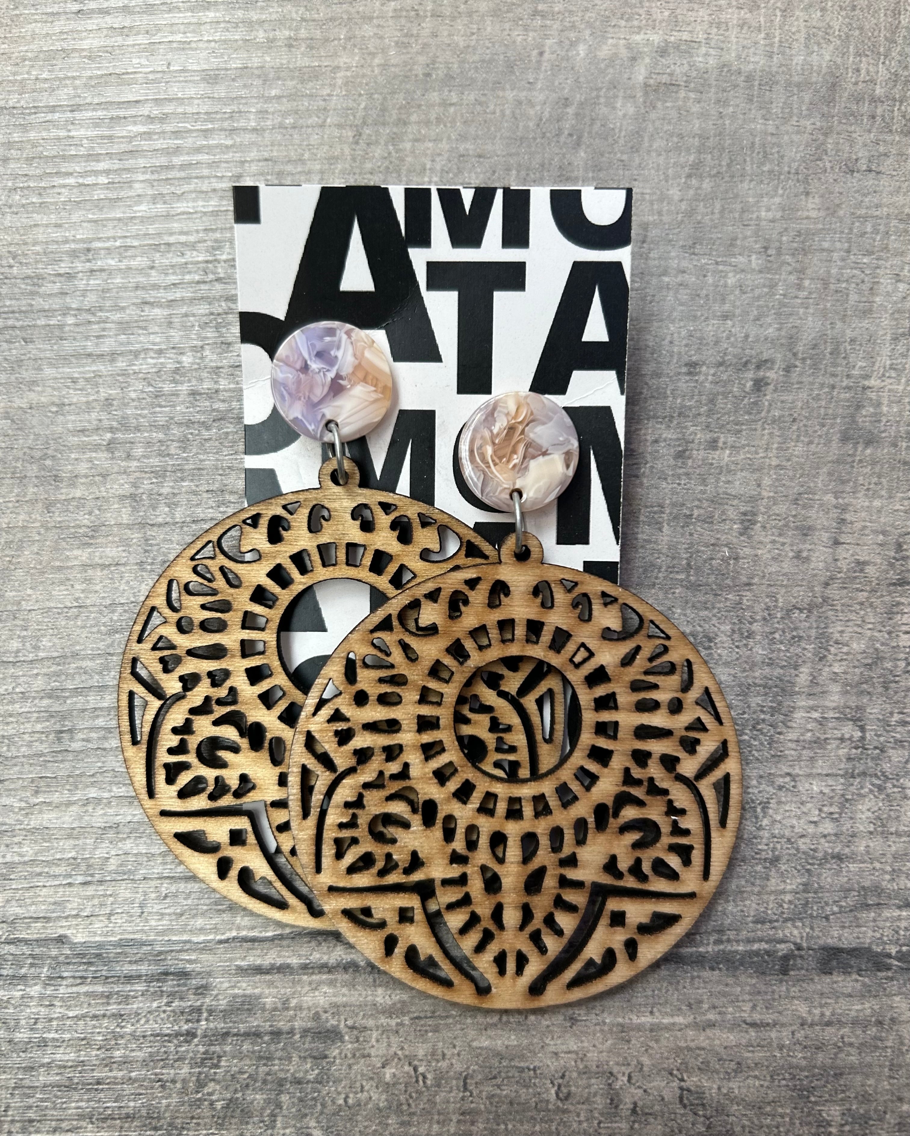 Wood Earrings