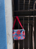 Crossbody bag, Flowers.