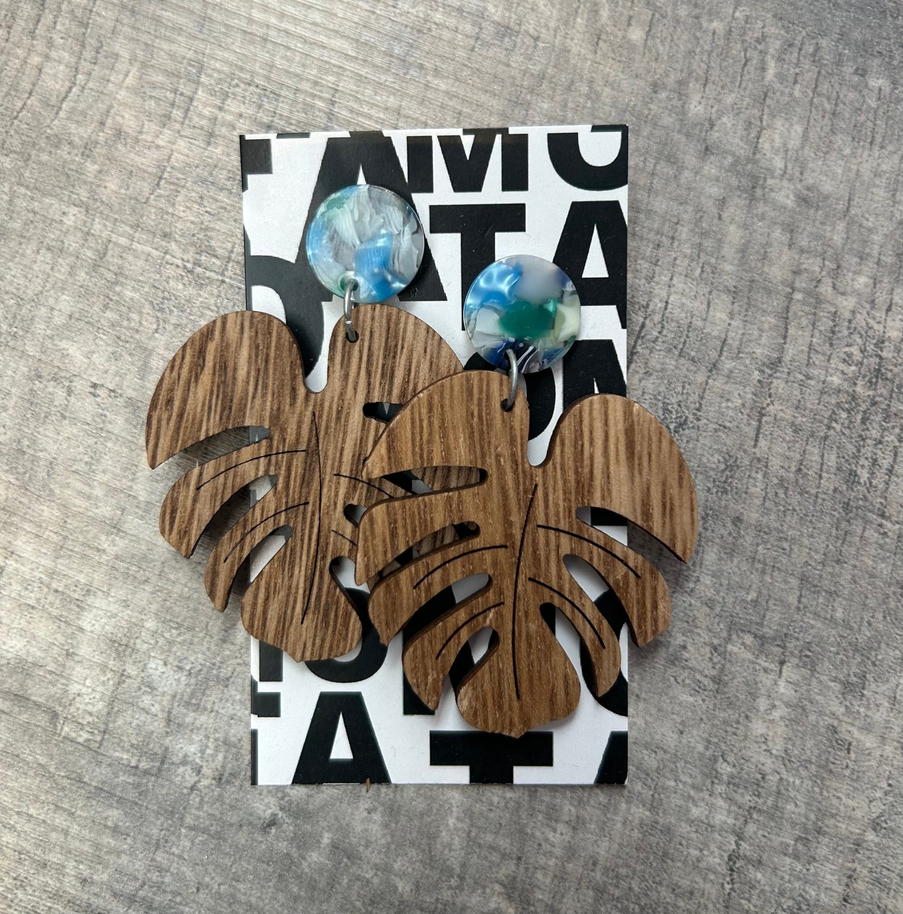 Wood Earrings