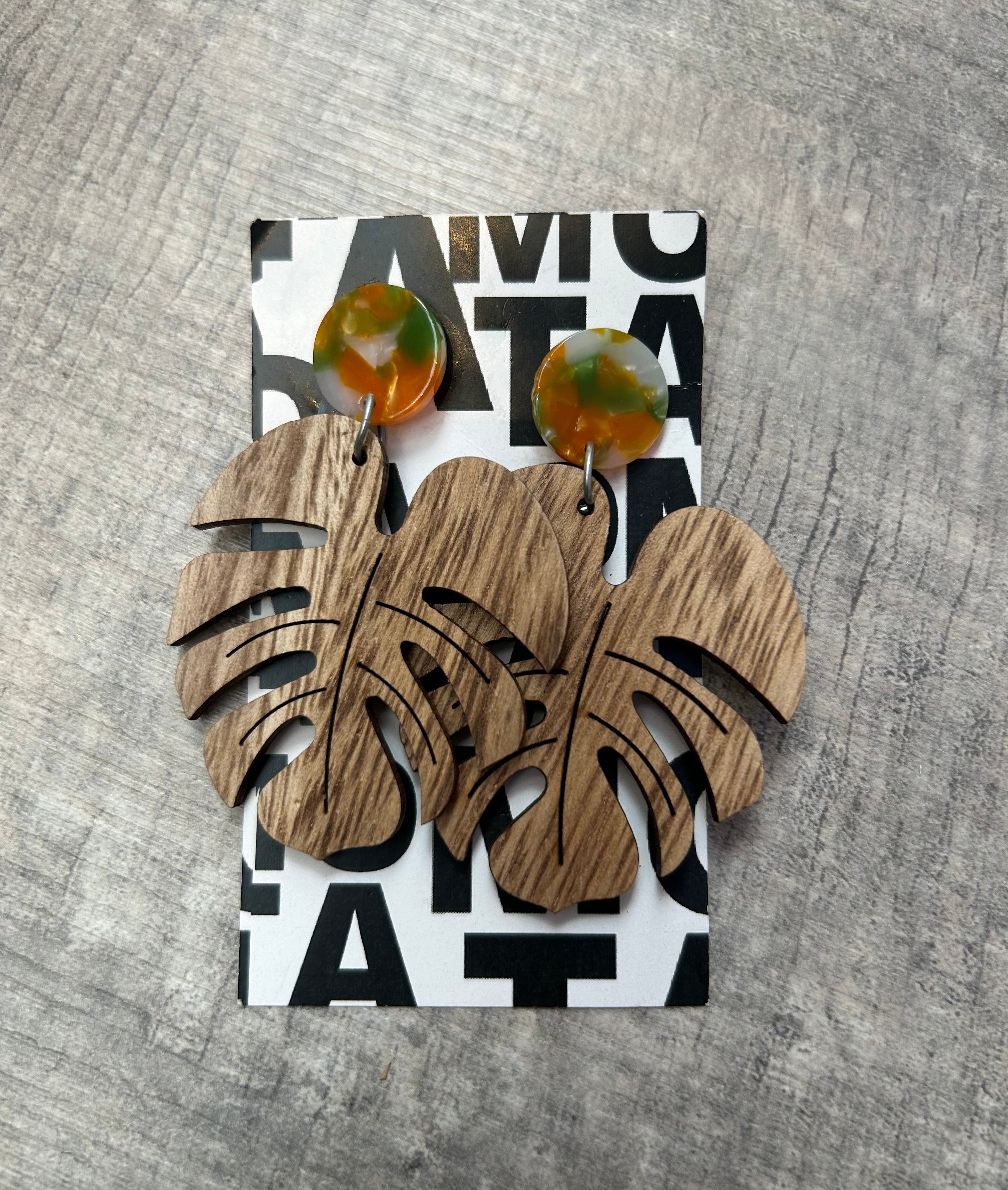 Wood Earrings
