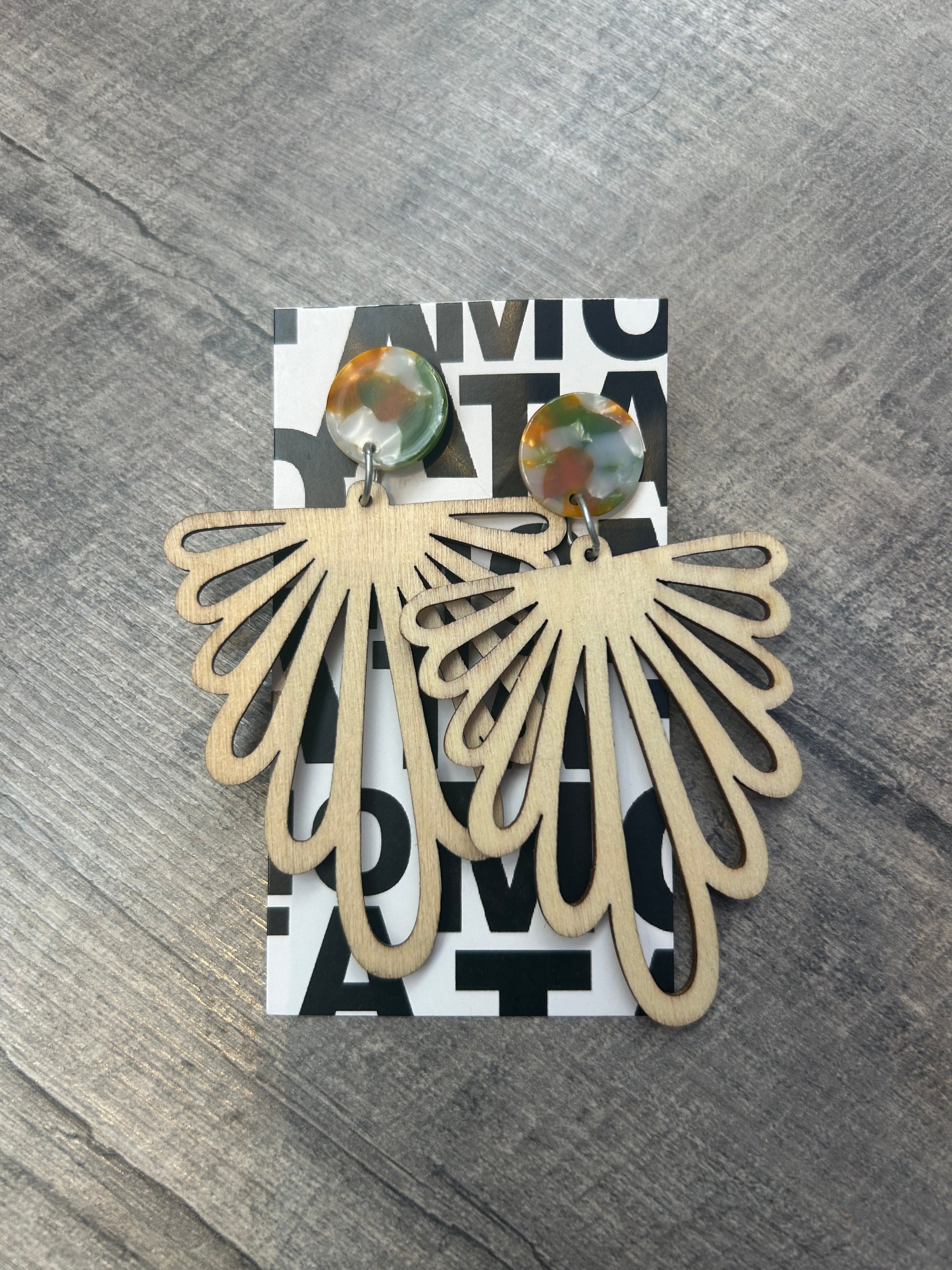 Wood Earrings