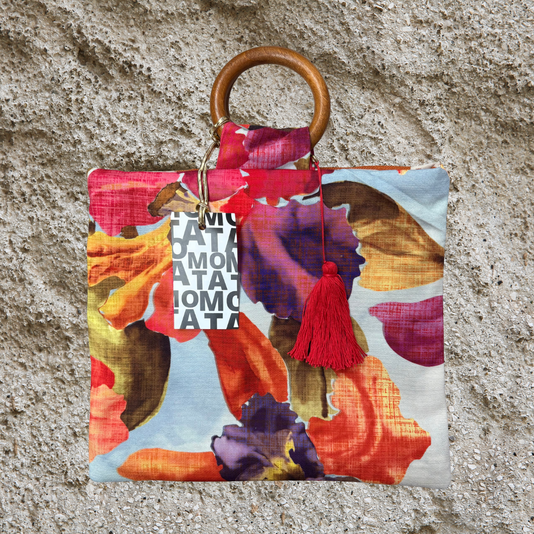 Handmade bag, Orquídea.