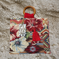 Handmade bag, Tropical Flower.