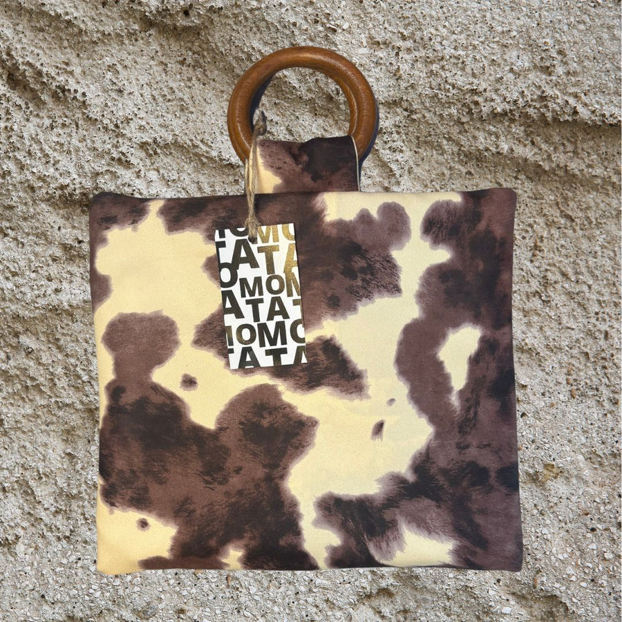 Handmade bag, Brown Cow.