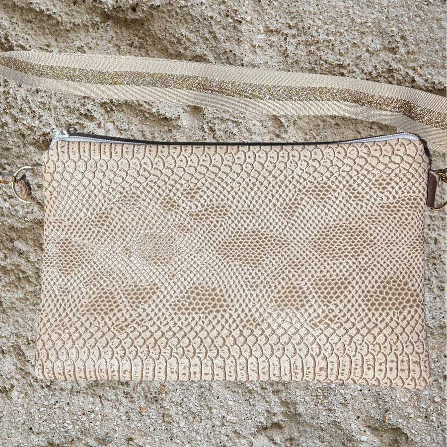 Handmade bag, Brown Snake.