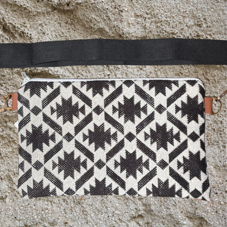 Handmade bag, Boho Black.