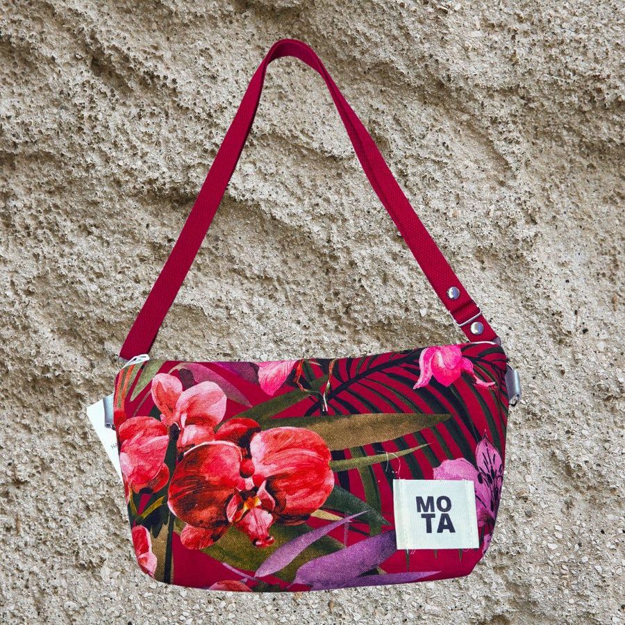 Crossbody bag, Orquídeas.