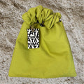 Scrunchie bag, Color Olivo.