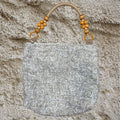 Handmade bag, Rattan White.