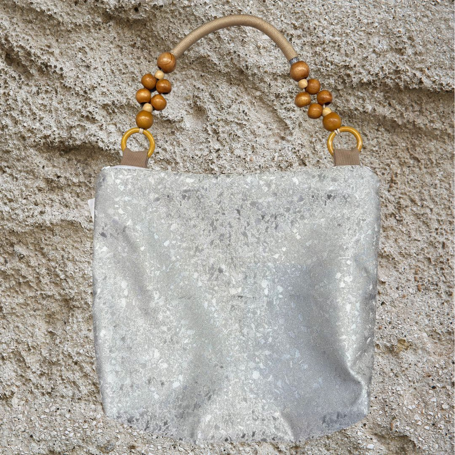 Handmade bag, Jungle Silver.