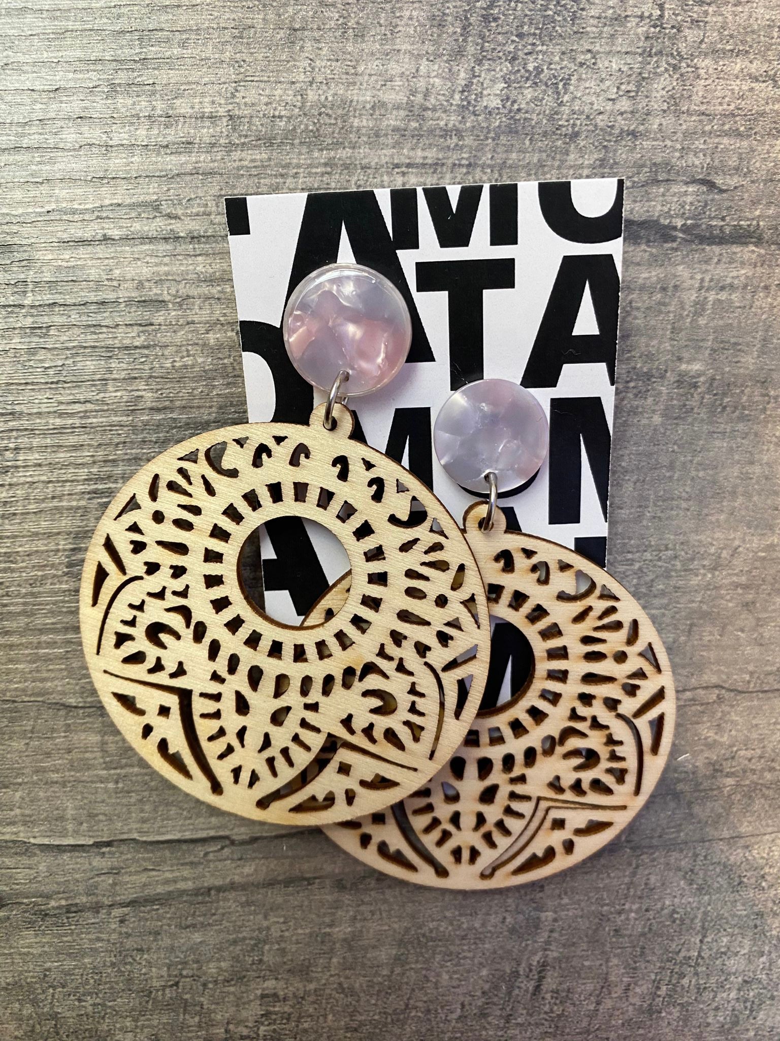 Wood Earrings