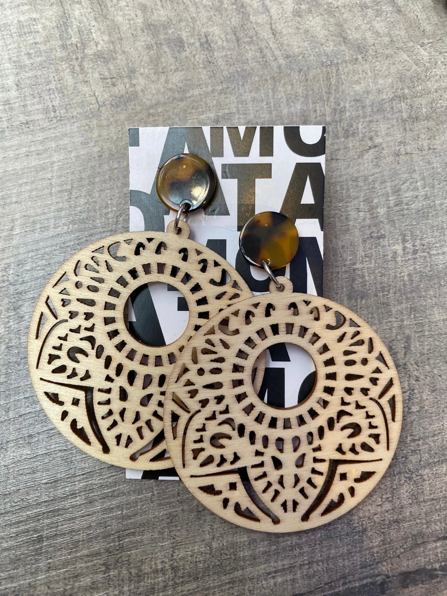 Wood Earrings
