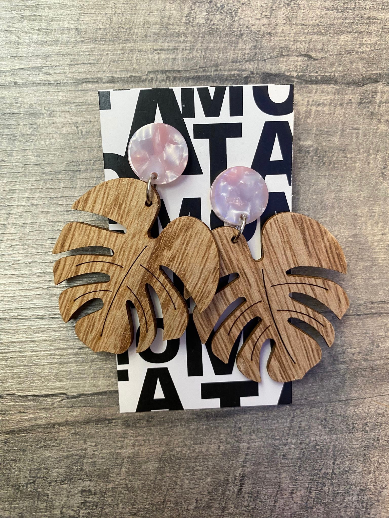 Wood Earrings