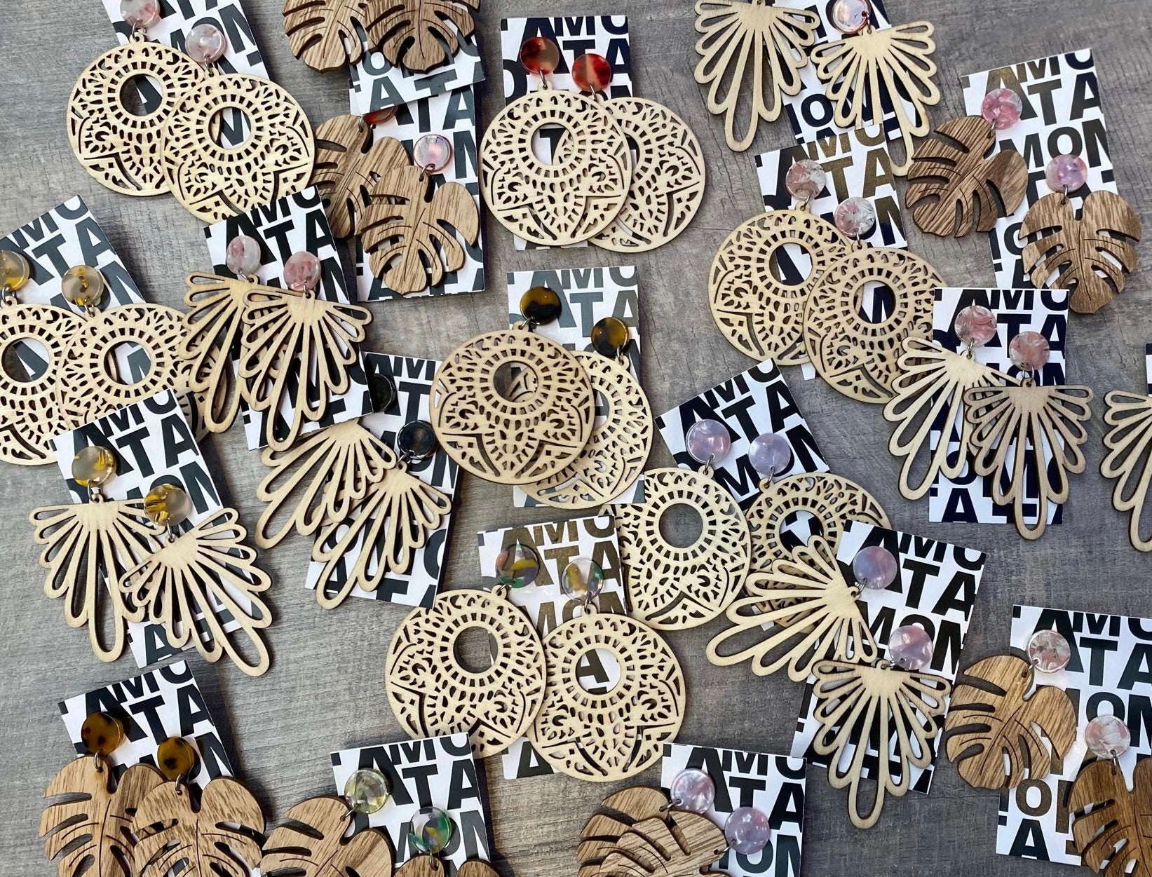 Wood Earrings