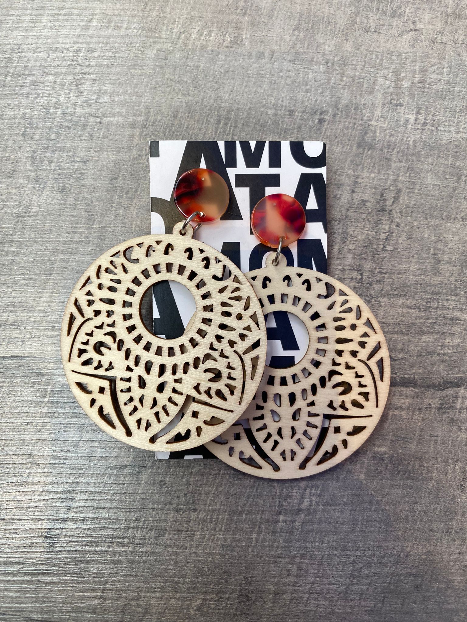 Wood Earrings
