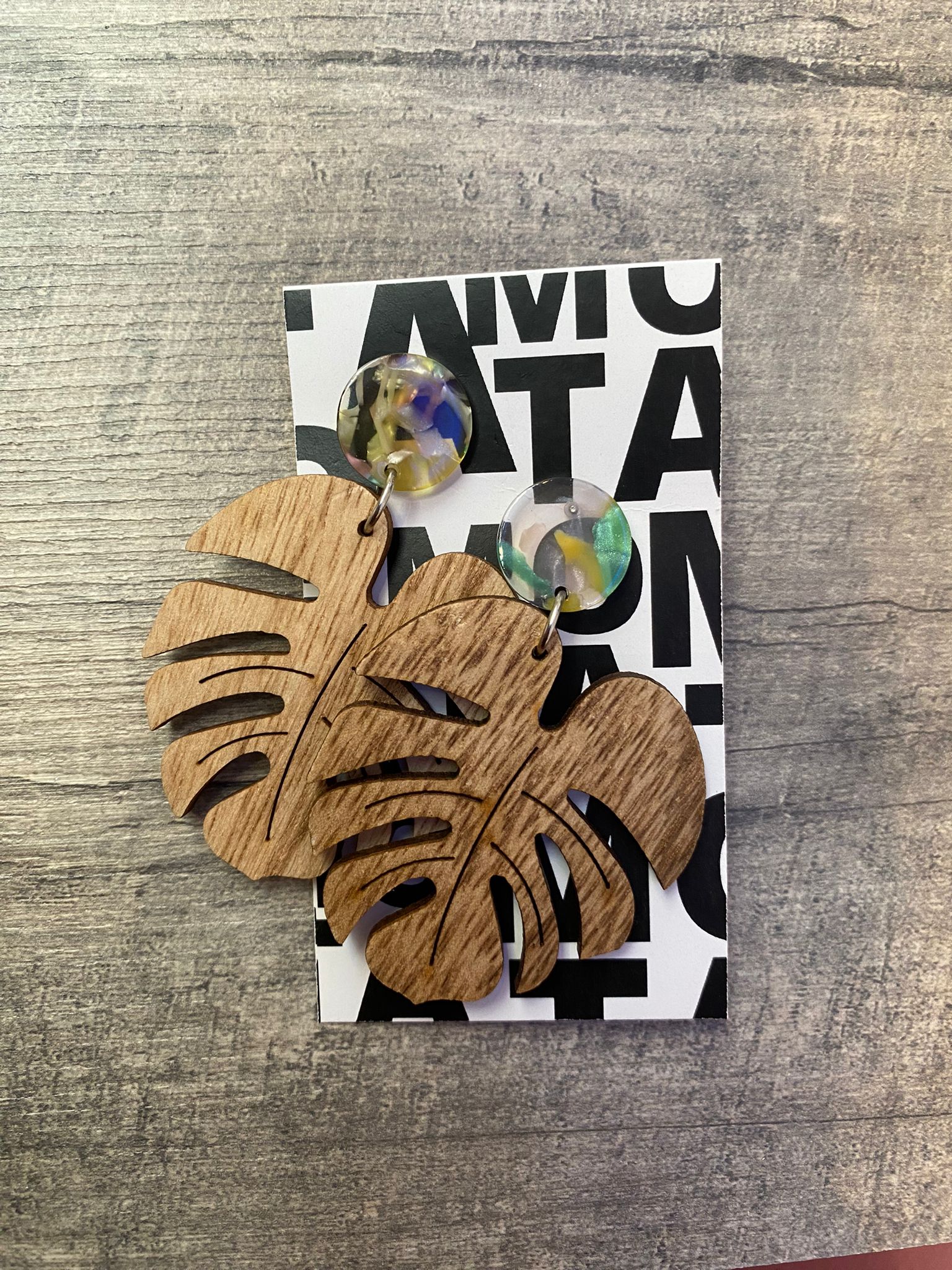 Wood Earrings