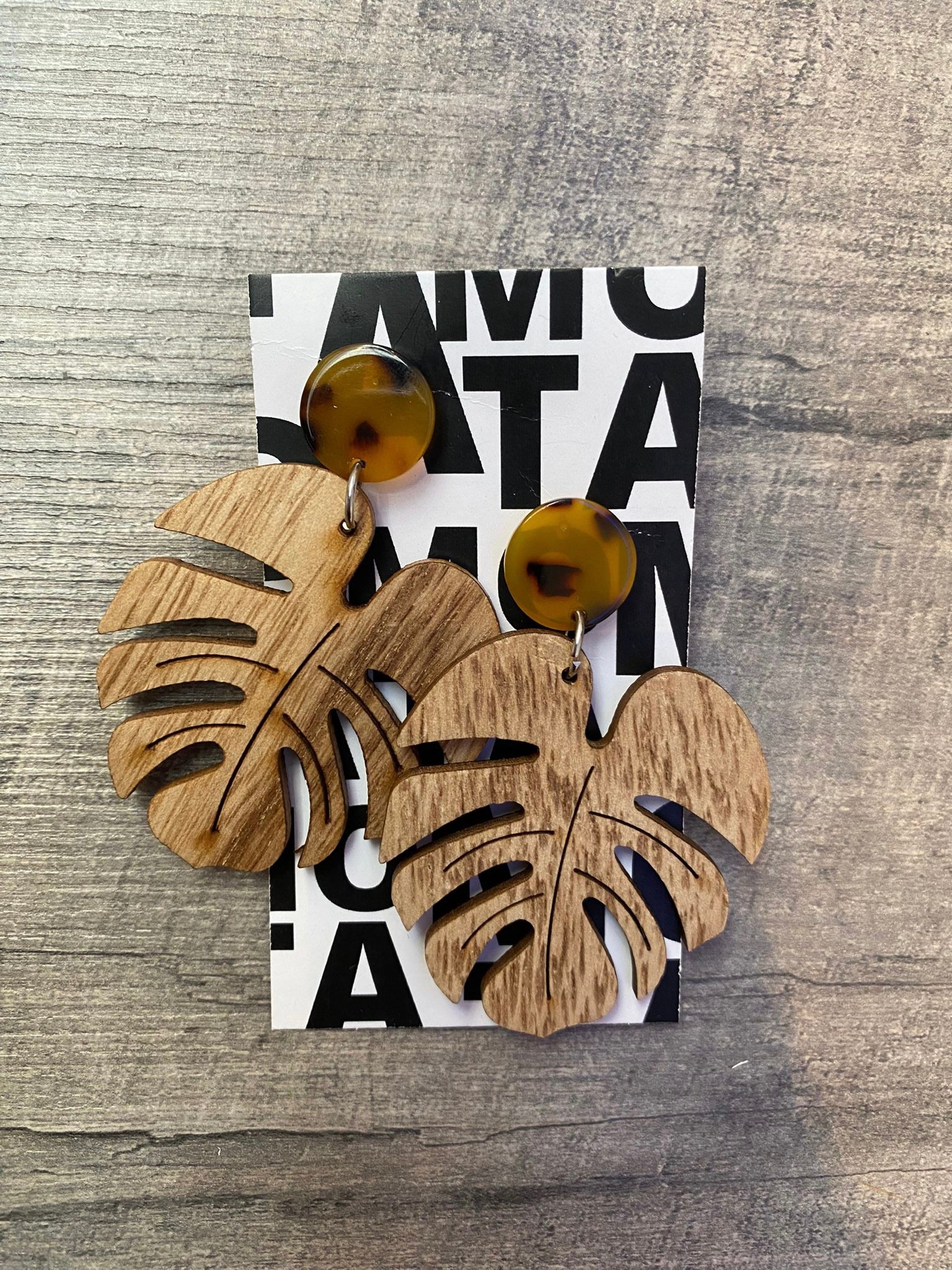 Wood Earrings
