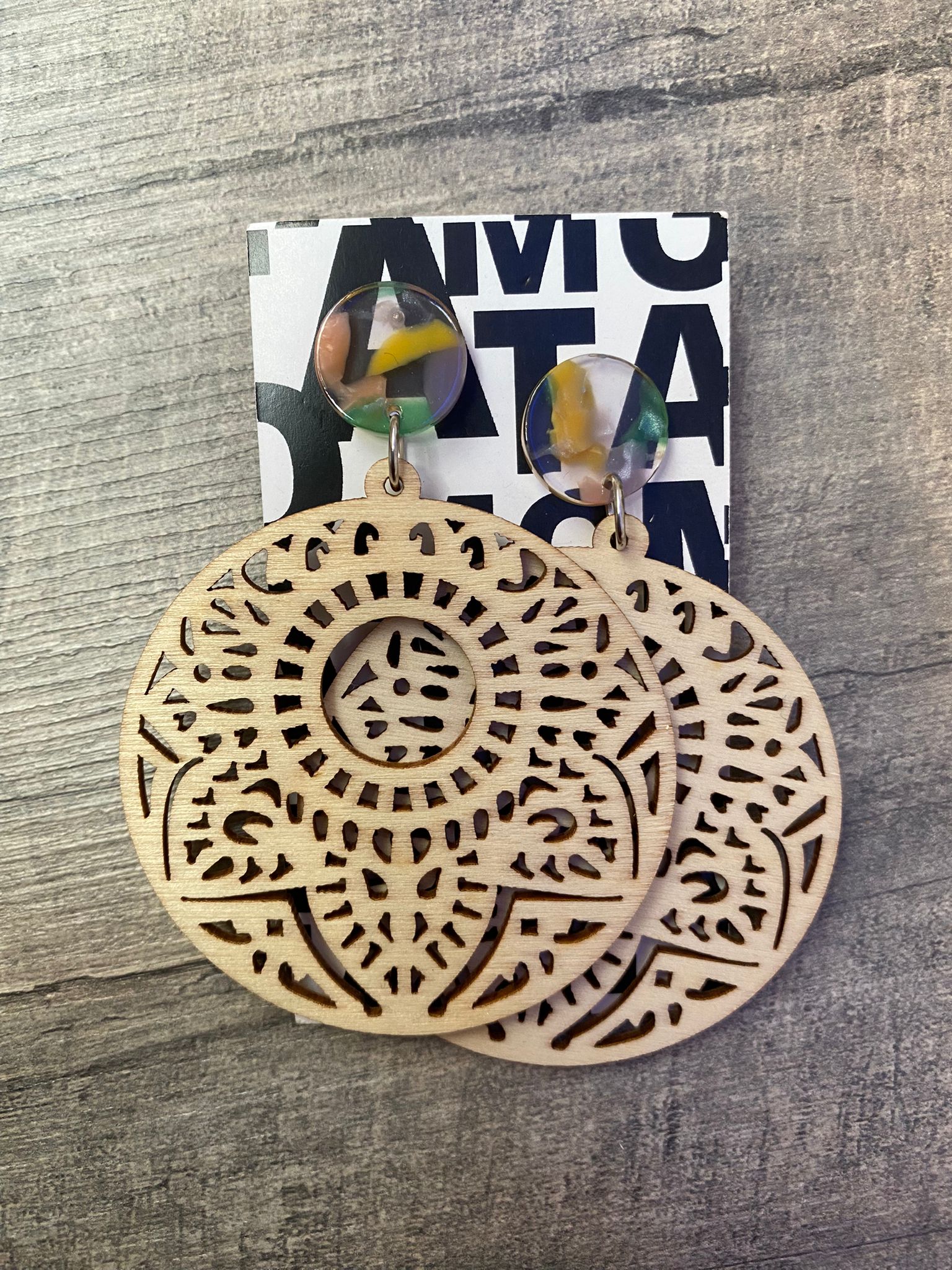 Wood Earrings