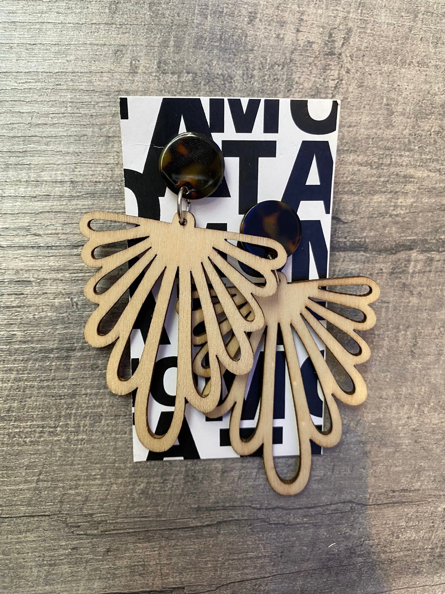 Wood Earrings
