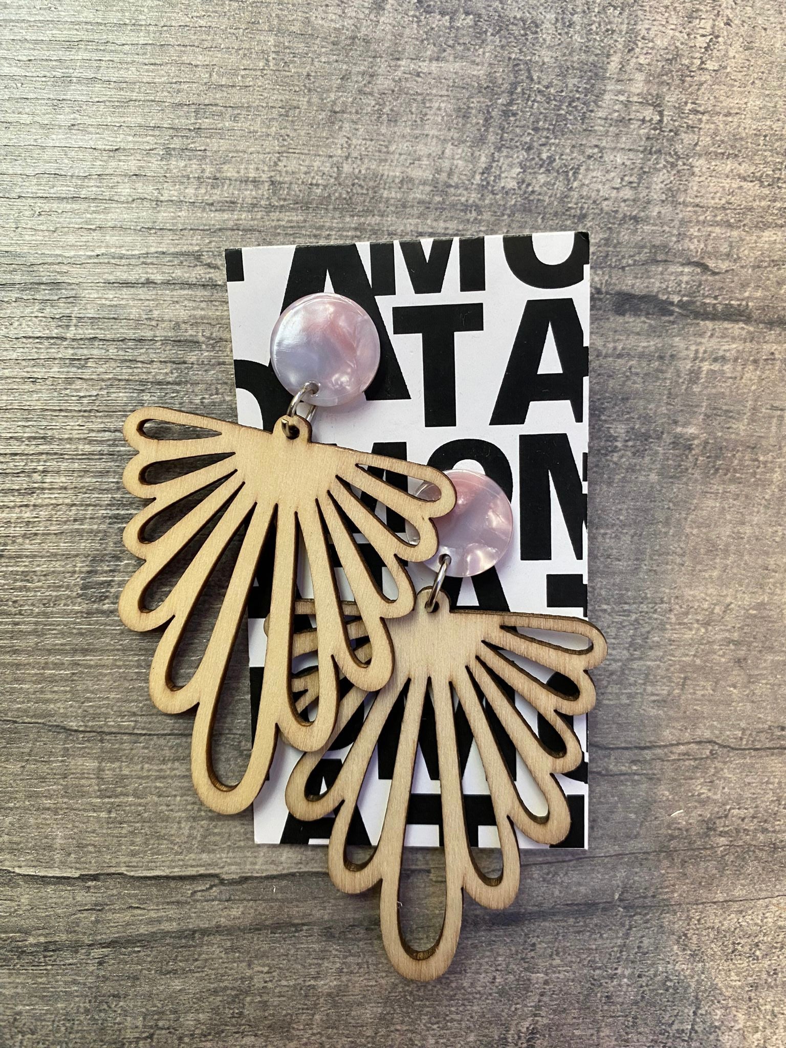 Wood Earrings
