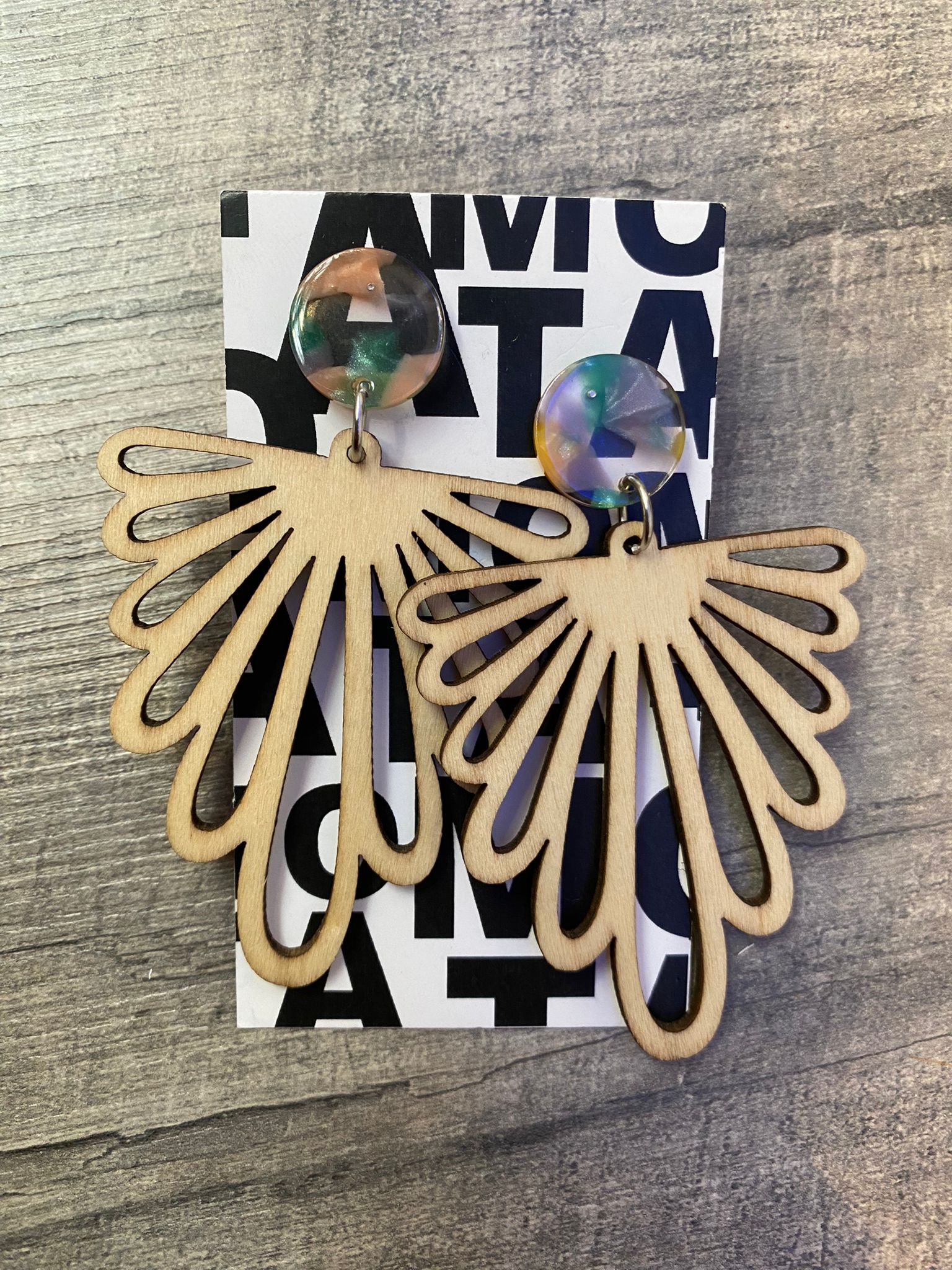 Wood Earrings