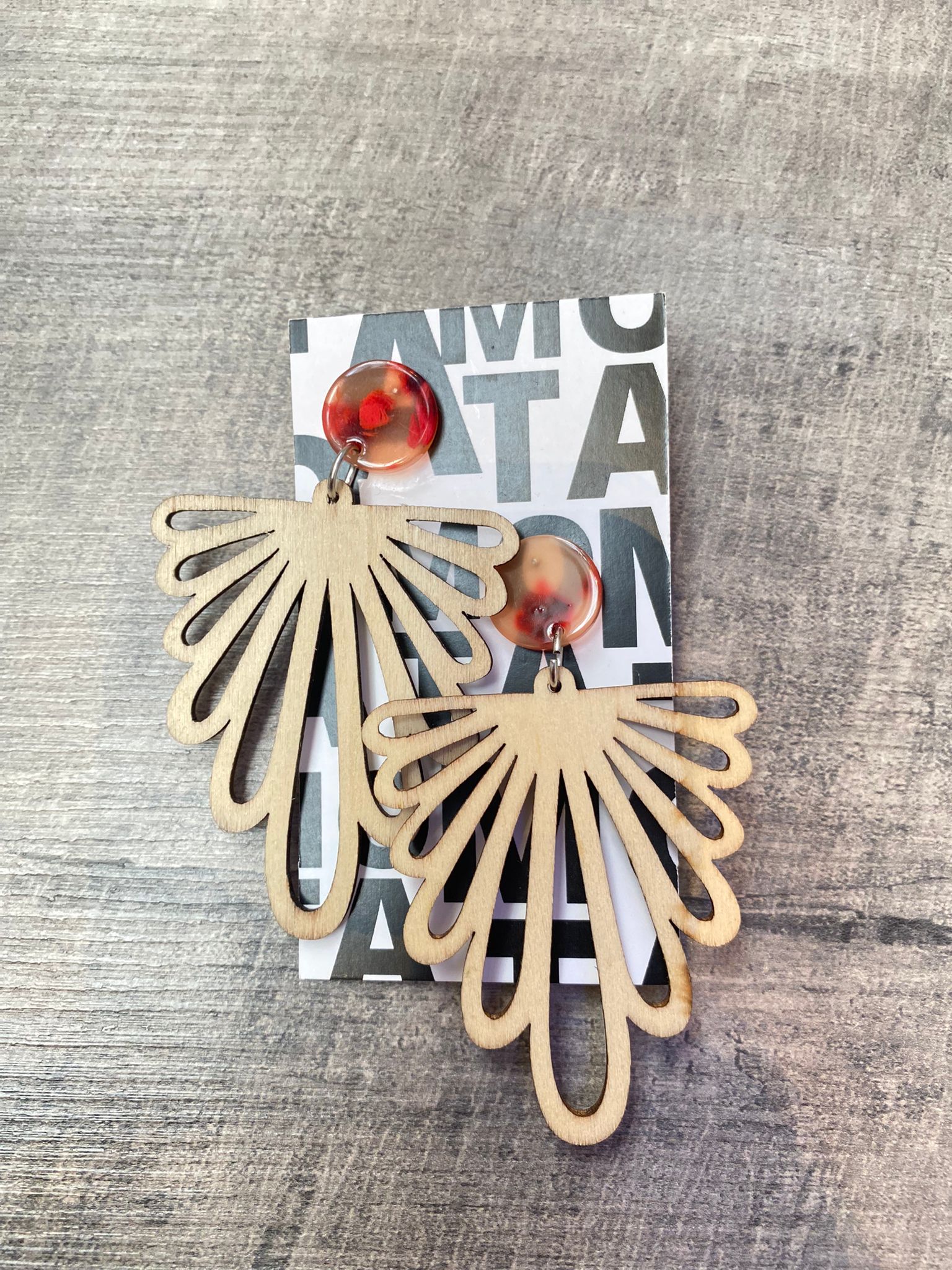 Wood Earrings