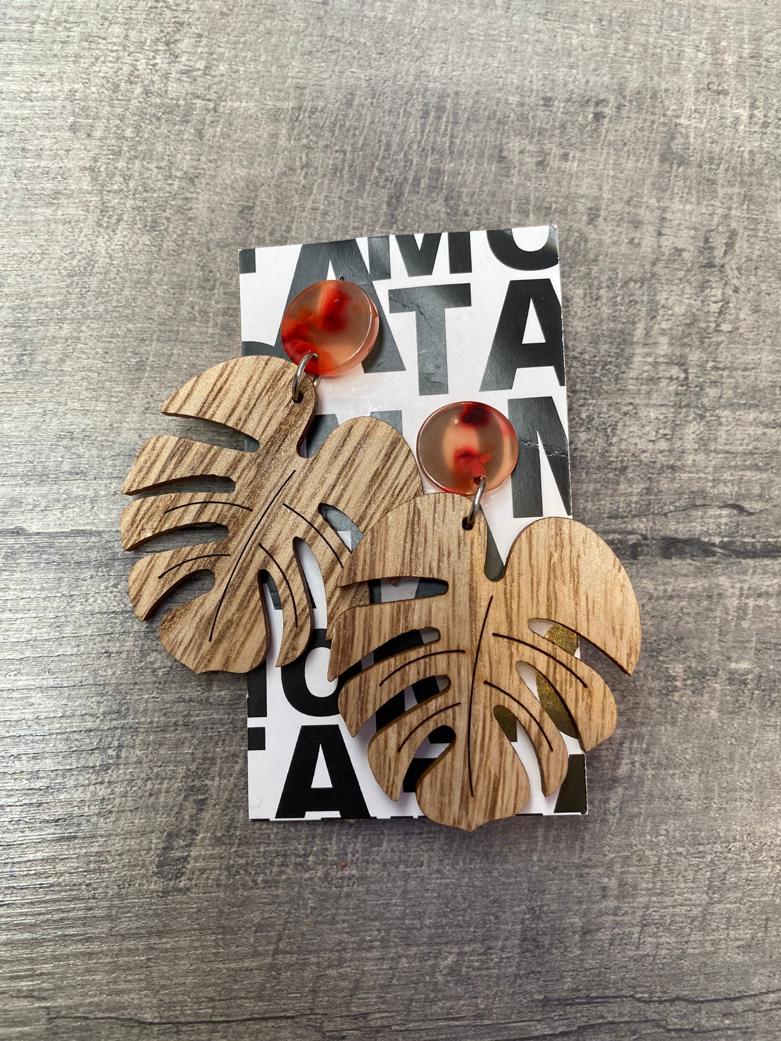 Wood Earrings