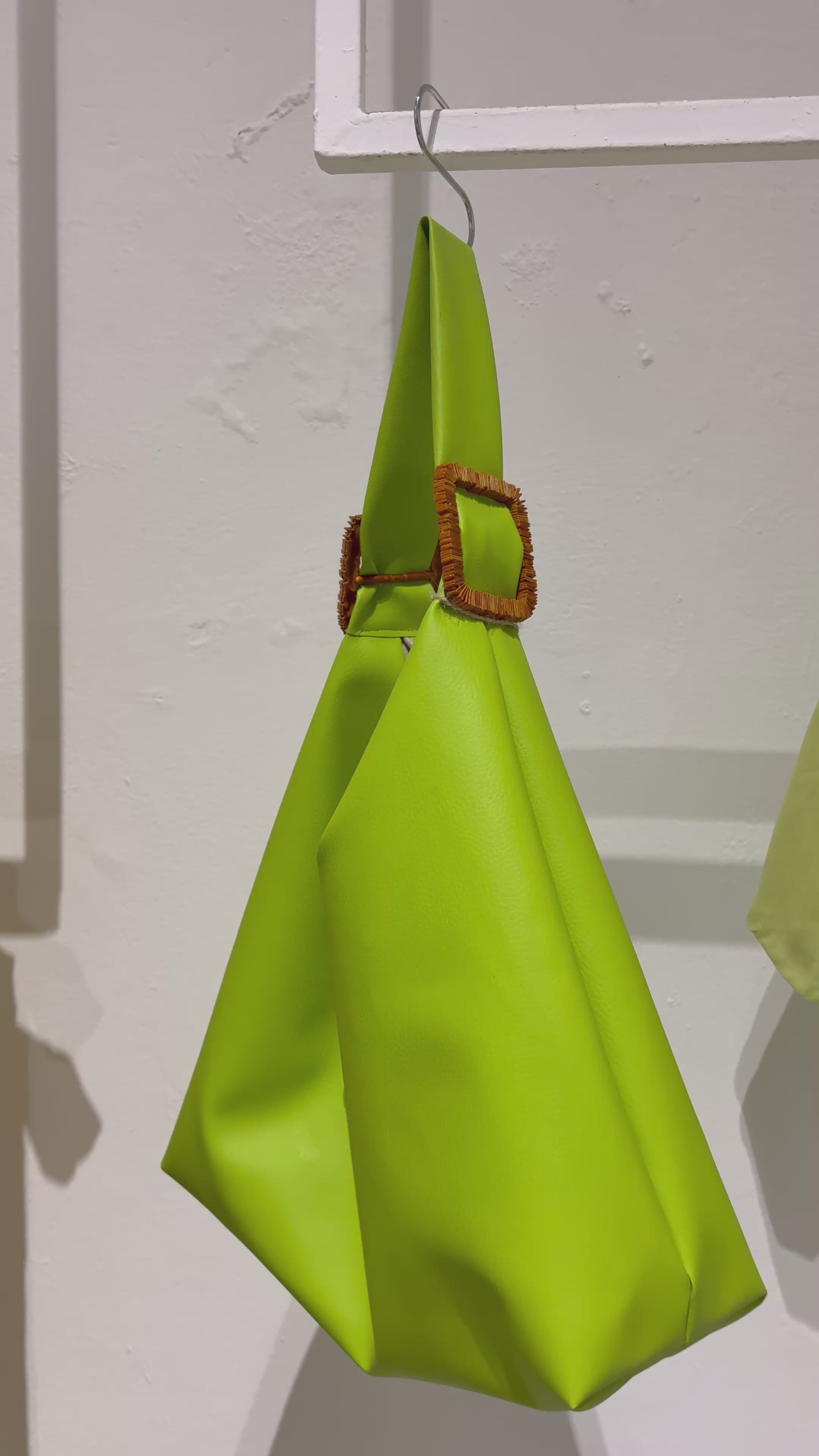 Handmade Tote bag, Green.