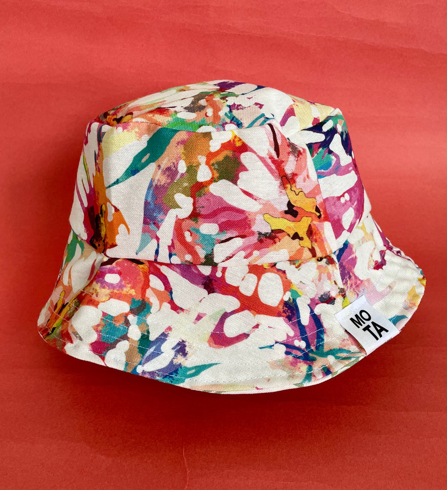 Bucket hat, Watercolor.